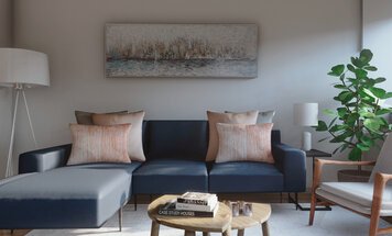 Online design Modern Living Room by Ana L. thumbnail