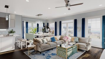 Online design Glamorous Living Room by Farzaneh K. thumbnail