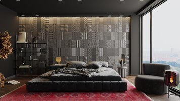 Online design Contemporary Bedroom by Sahar M. thumbnail