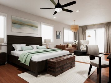 Online design Transitional Bedroom by Aida A. thumbnail