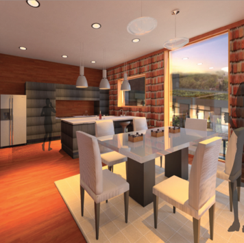 Online design Contemporary Dining Room by Elsabieth E. thumbnail