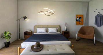 Online design Modern Bedroom by Jacky G. thumbnail
