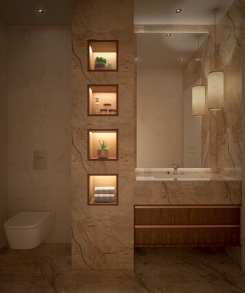 Online design Contemporary Bathroom by Nada M. thumbnail