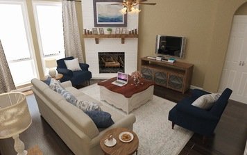 Online design Transitional Living Room by Lacie H. thumbnail