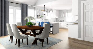 Online design Transitional Dining Room by Noraina Aina M. thumbnail