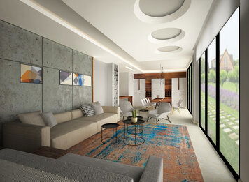 Online design Modern Combined Living/Dining by Lea S. thumbnail