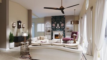 Online design Eclectic Living Room by Aida A. thumbnail
