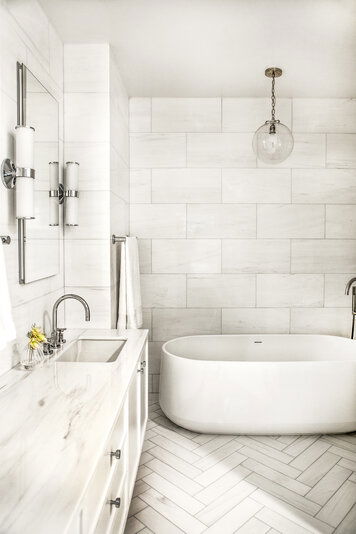 Online design Transitional Bathroom by Leonora M. thumbnail