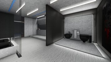 Online design Modern Bathroom by Dania K. thumbnail