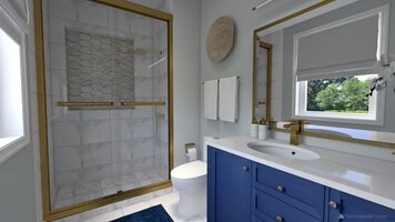 Online design Modern Bathroom by Sierra G. thumbnail