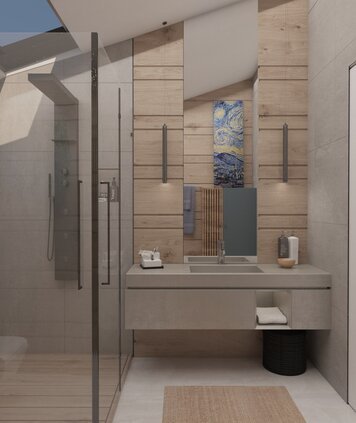 Online design Contemporary Bathroom by Anahit G. thumbnail