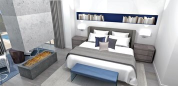 Online design Modern Bedroom by Laura A. thumbnail