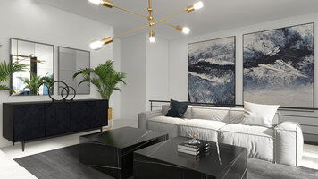 Online design Modern Living Room by Erika F. thumbnail