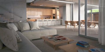 Online design Contemporary Living Room by Roula S. thumbnail