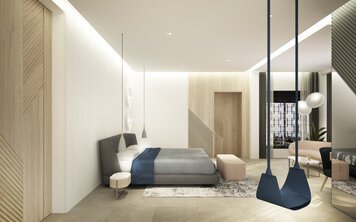 Online design Modern Bedroom by Sophanie G. thumbnail