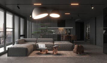 Online design Modern Living Room by Mena H. thumbnail