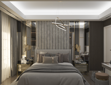Online design Glamorous Bedroom by Nourhan M. thumbnail