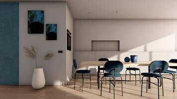 Online design Contemporary Combined Living/Dining by Sonaila Q. thumbnail