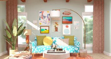 Online design Eclectic Living Room by Briah G. thumbnail