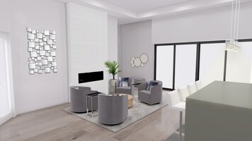 Online design Modern Living Room by Christina F. thumbnail