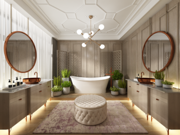 Online design Glamorous Bathroom by Atif N. thumbnail
