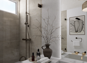 Online design Contemporary Bathroom by Lauren O. thumbnail