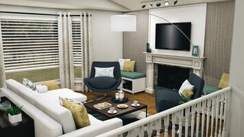 Online design Contemporary Living Room by Krystyna A. thumbnail