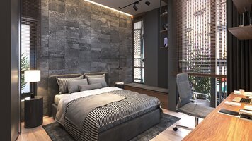 Online design Modern Bedroom by Htike S. thumbnail