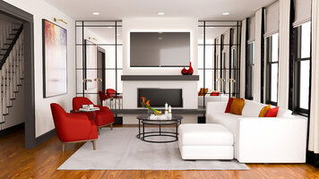 Online design Modern Living Room by Marya W. thumbnail