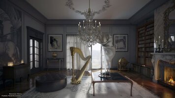 Online design Traditional Living Room by Fares N. thumbnail