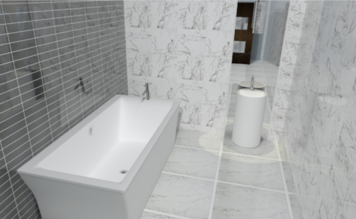 Online design Modern Bathroom by Yumilka S. thumbnail