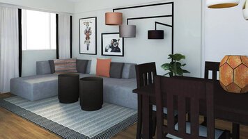 Online design Modern Combined Living/Dining by Selma A. thumbnail