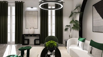 Online design Contemporary Living Room by Erika F. thumbnail