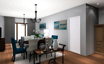 Online design Transitional Combined Living/Dining by Noraina Aina M. thumbnail