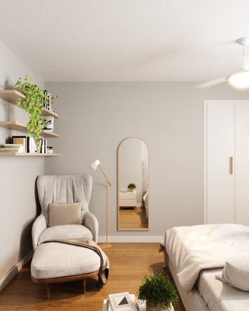 Online design Transitional Bedroom by Karla A. thumbnail