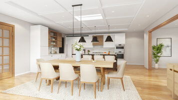 Online design Transitional Dining Room by Maya M. thumbnail