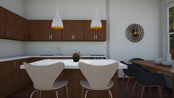 Online design Modern Combined Living/Dining by Alaine J. thumbnail