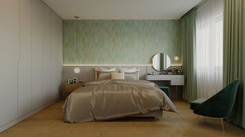 Online design Modern Bedroom by Irena P. thumbnail