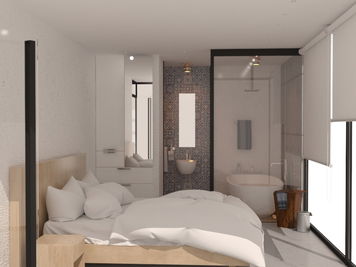 Online design Modern Bedroom by Mahfam Z. thumbnail
