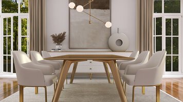 Online design Contemporary Dining Room by Erika F. thumbnail