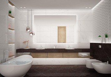 Online design Modern Bathroom by Maya M. thumbnail