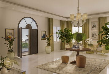 Online design Glamorous Living Room by Nora B. thumbnail