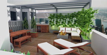 Online design Contemporary Combined Living/Dining by Laura A. thumbnail