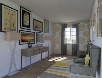 Online design Transitional Hallway/Entry by Gargi K. thumbnail
