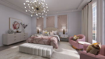 Online design Glamorous Bedroom by Sierra G. thumbnail