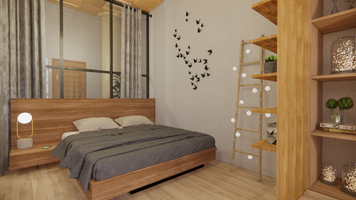 Online design Transitional Bedroom by Thuy V. thumbnail