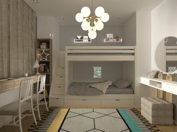 Online design Modern Kids Room by Sahar M. thumbnail