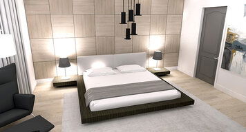 Online design Modern Bedroom by Laura A. thumbnail