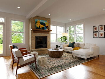 Online design Contemporary Living Room by Casey H. thumbnail
