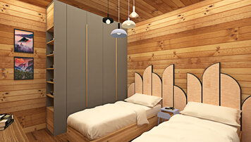 Online design Modern Bedroom by Lea S. thumbnail